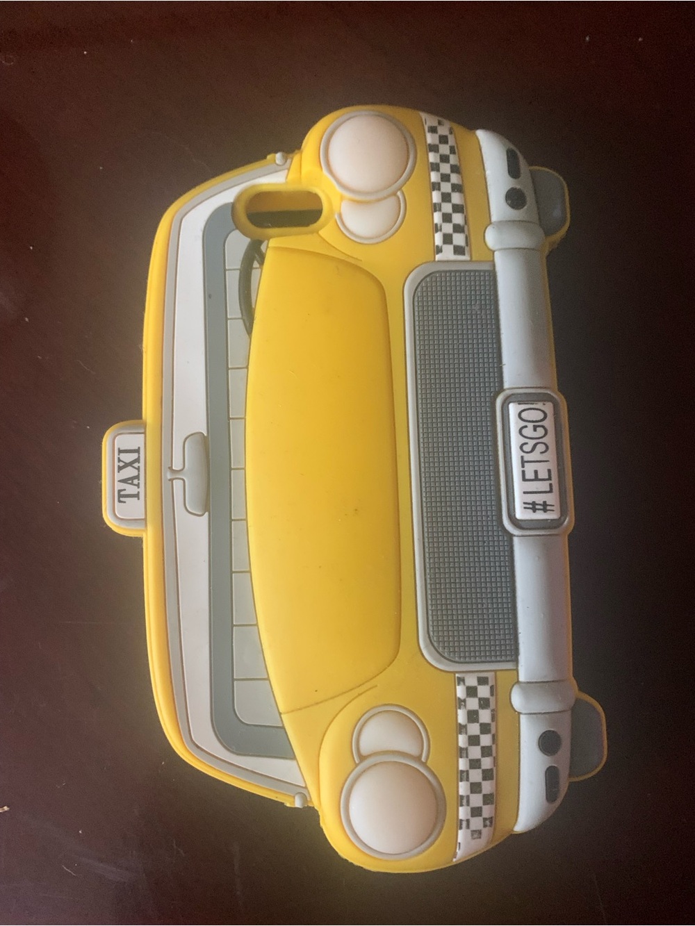 Apple Yellow Taxi Car Silicone Phone Case